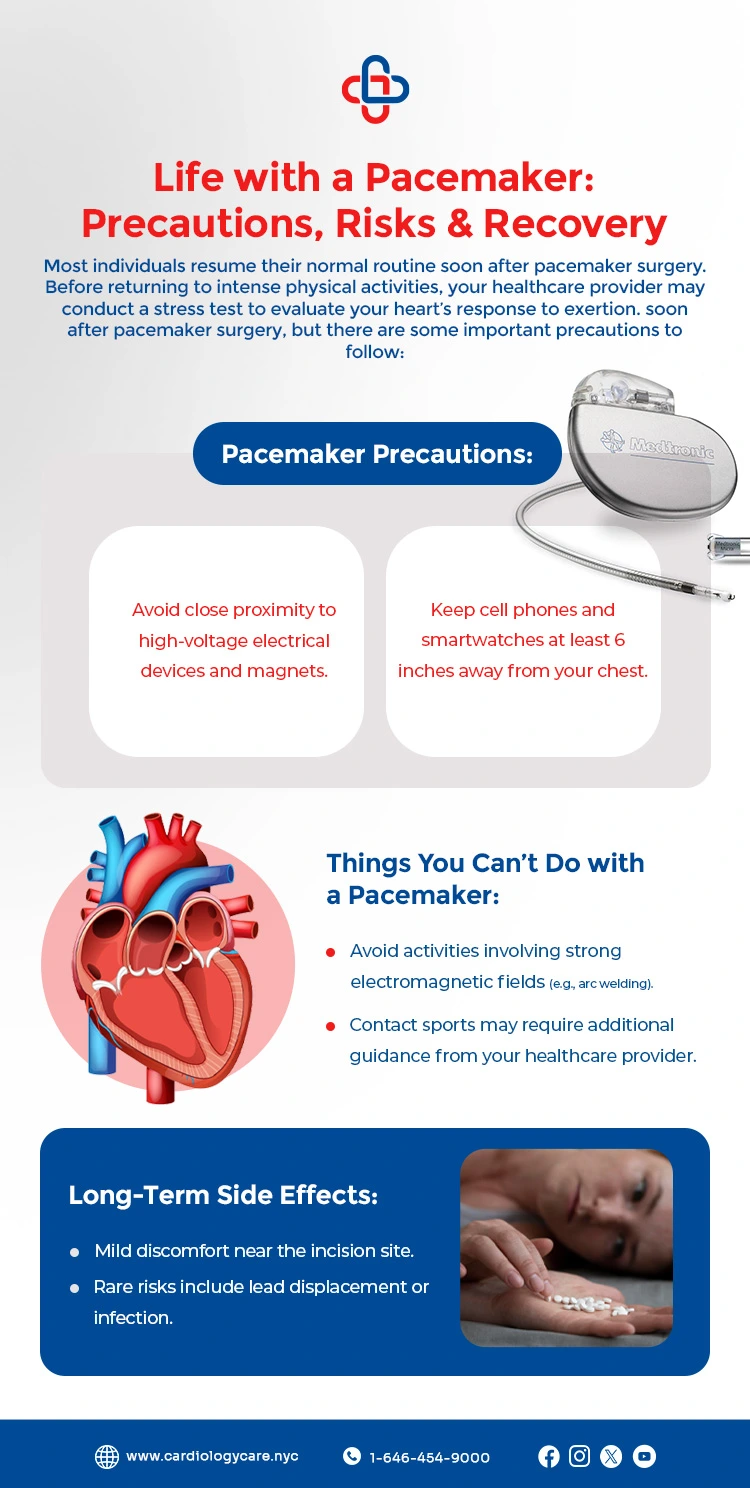 Life with a Pacemaker: Precautions, Risks & Recovery