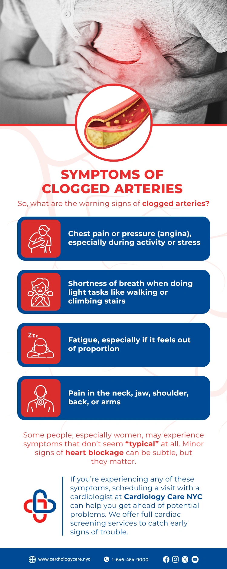 Symptoms of Clogged Arteries